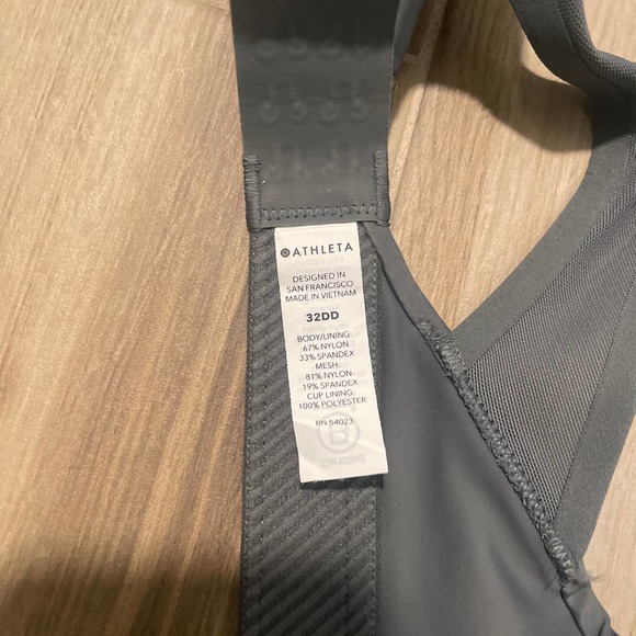 Athleta Advance Zip Front Bra 32DD - Picture 7 of 8